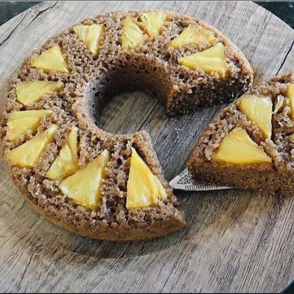 Bolo de abacaxi (versão fit)